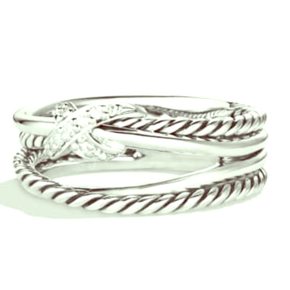 David Yurman crossover ring